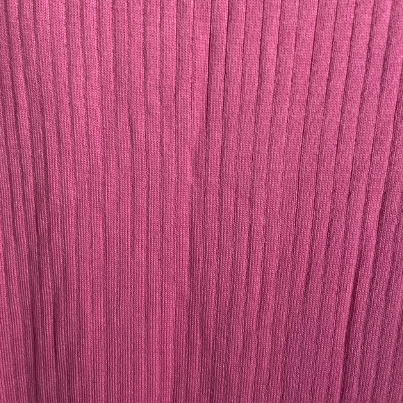 Free People Hot Pink Skyline Rib Knit Midi Skirt Women’s Size Medium, NWOT - Picture 4 of 11